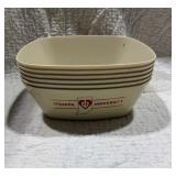 Indiana University Varsity Club Bowls