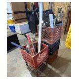 5 Milk Crates & Contents