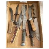 Lot of Fixed Blade Knives