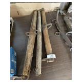 Vintage Wood & Iron Ox Yokes Hanes
