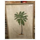 Framed Palm Tree Print
