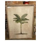 Framed Palm Tree Print