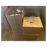 4 Open Boxes of Crinkle Paper