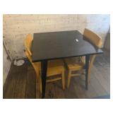 Metal Table & 2 Chairs