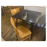 Metal Table & 2 Chairs