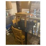 Metal Table & 3 Chairs