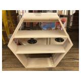 Standing What-Not Shelf