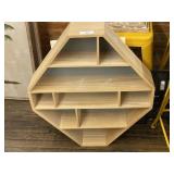 Wood What-Not Shelf