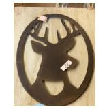 Metal Deer Head Wall Art