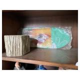 Vintage Planter & Table Top Board