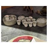 Christmas Dish Set & Napkin Rings