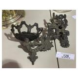 Cast Iron Wall  Lantern Holders
