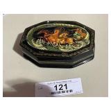Hand Painted Lacquered Box