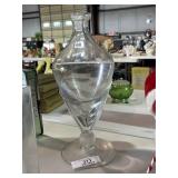 Tear Drop Glass Wine Bottle