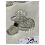 Salt / Pepper Shaker Tray & Perfume Bottle