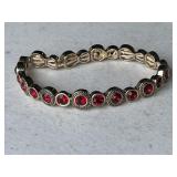 Vintage Red Crystal Bracelet