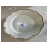 Limoges Gold Trim Plate