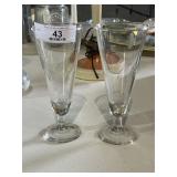 Princess House Etched Crystal Glasses