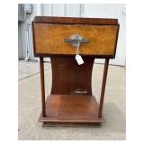 Art Deco 1 Drawer Side Table
