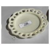 Vintage Old Colony Milk Glass Dessert Plate