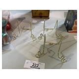 Solid Brass Easels