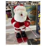 Skiing Santa
