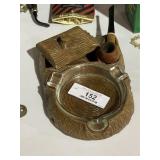 Vintage Ashtray & Pipe