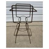 Wrought Iron 2 Tiered Plant Stand