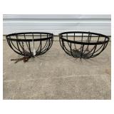 2- Large Hanging Plant Baskets