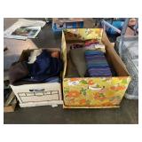 2 Boxes of Fabric