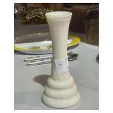 Milk Glass Flower Vase