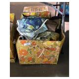 Large Lot of Vintage Fabric & Tapestry