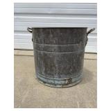 Bucket w/ Decorative Brass Handles
