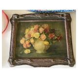 Antique Bowl of Roses