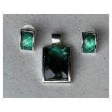 Large Pendant Earring Set