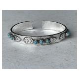 Vintage Turquoise Cuff Bracelet