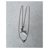 Sterling Silver Diamond Accent Necklace