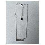 Pave Bar Necklace