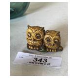 Vintage Pair of Ceramic Owl Figurines