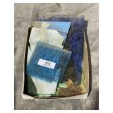 Box of Stain Glass Pieces
