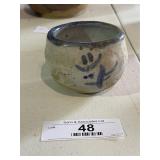 Japanese Style Glazed Ceramic Tea Bowl