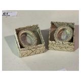 2 Ornate Miniature Trinket Boxes