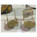 Brass Cup & Saucer Holders