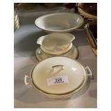 Vintage Gold Rim Noritake Serving Items