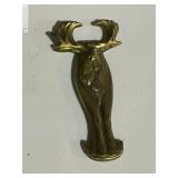 Solid Brass Moose Bottle Opener