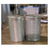 Aluminum MCM Salt / Pepper Shaker Set