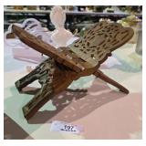 Large Teak Book holder