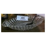 Vintage Relish Dish & Spoon
