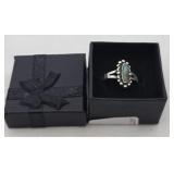 Sterling Silver Native American Turquoise Ring