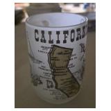 Vintage Frosted California Souvenir Mug